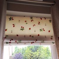 Strawberry Roman Blind